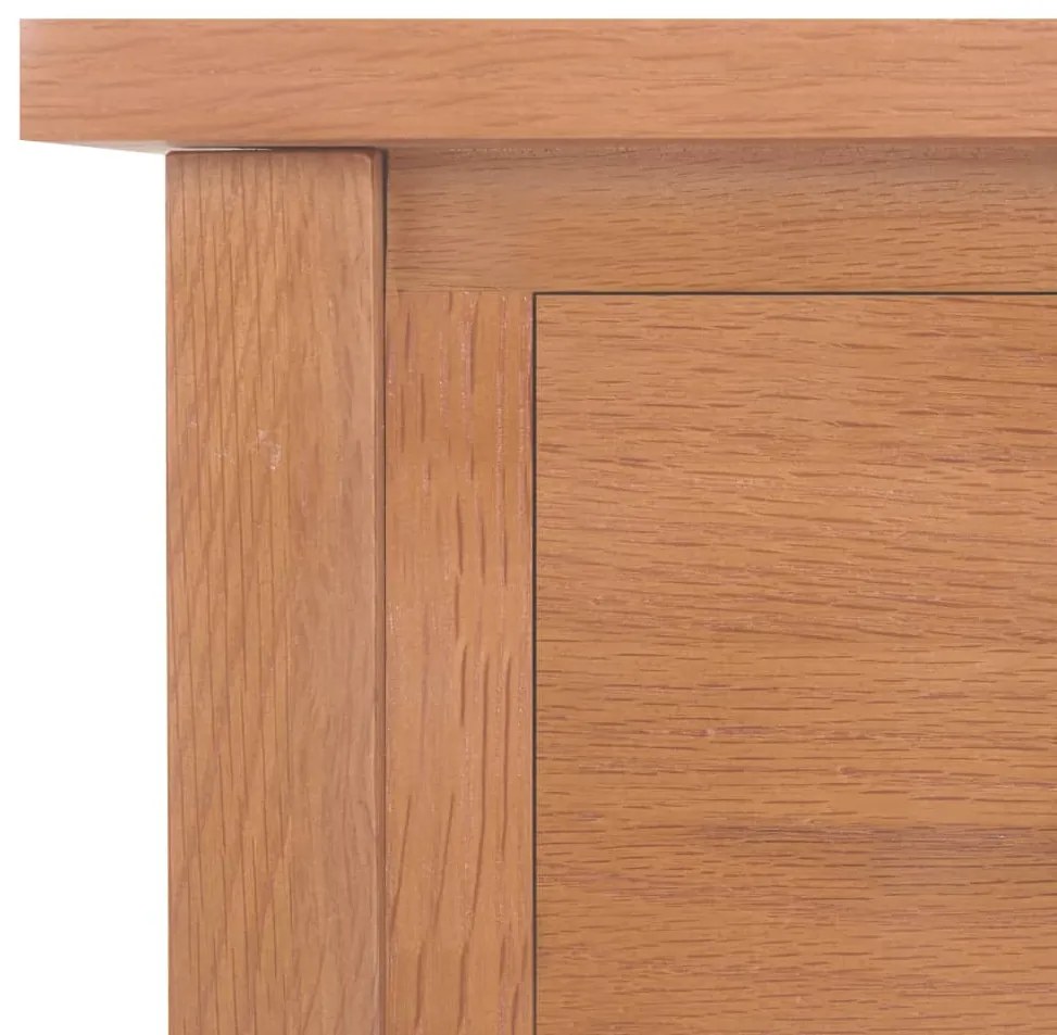 Mesa de apoio com gaveta 35x27x55 cm madeira carvalho maciça