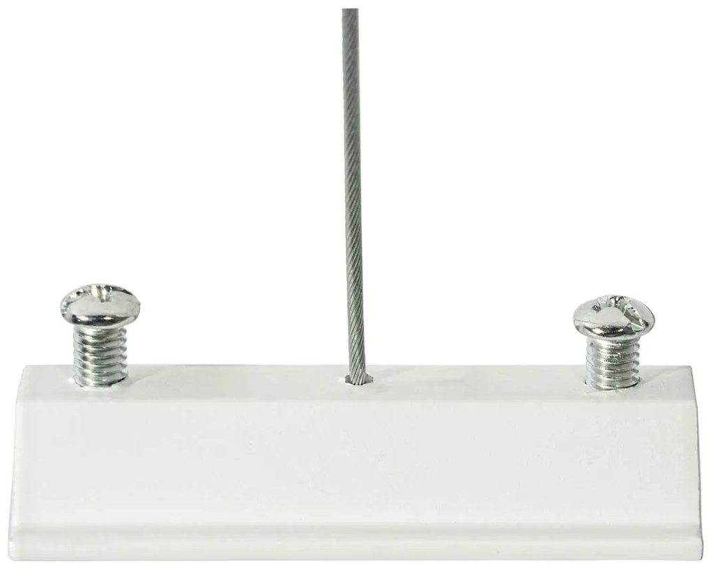 Sistema de iluminação de trilho pendente moderno com 6 focos brancos monofásicos GU10 50mm - Iconic Ruby Honey