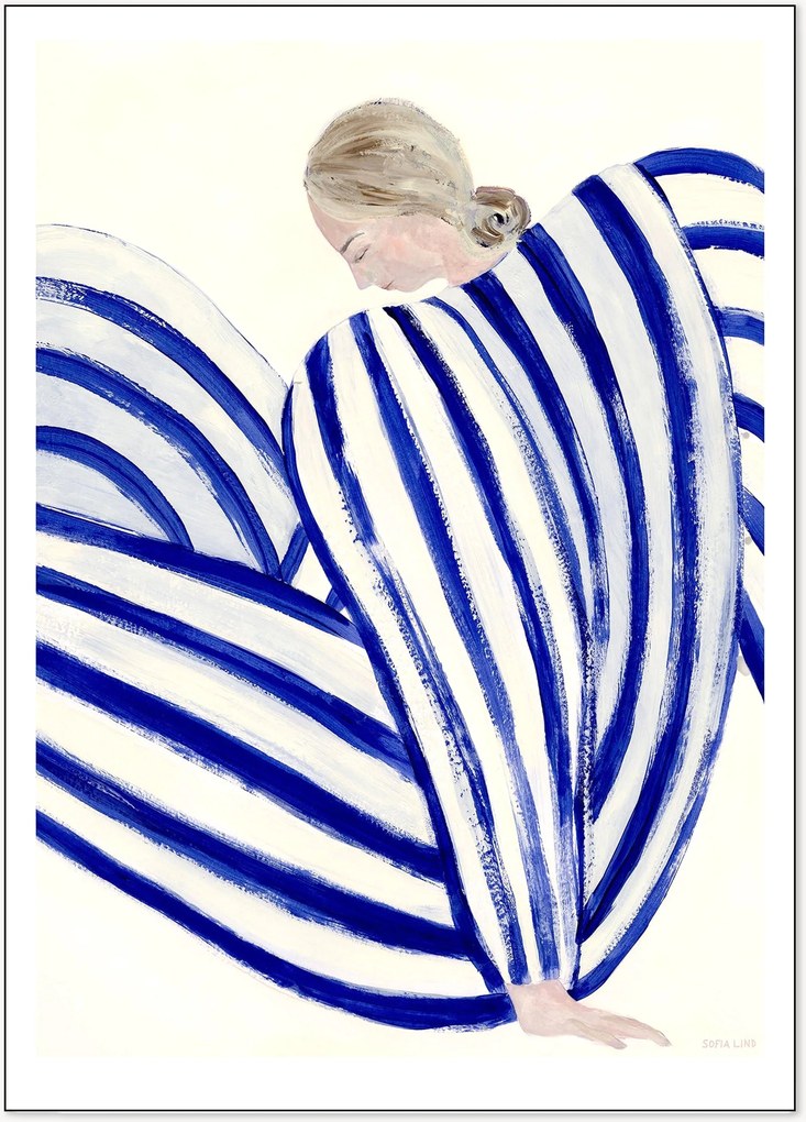 Póster Blue Stripe At Concorde