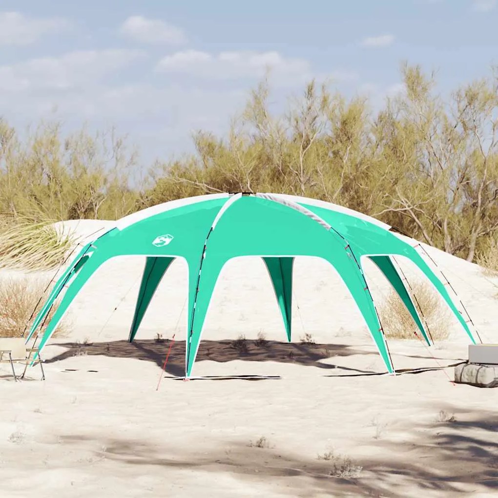 vidaXL Tenda de festas impermeável verde mar