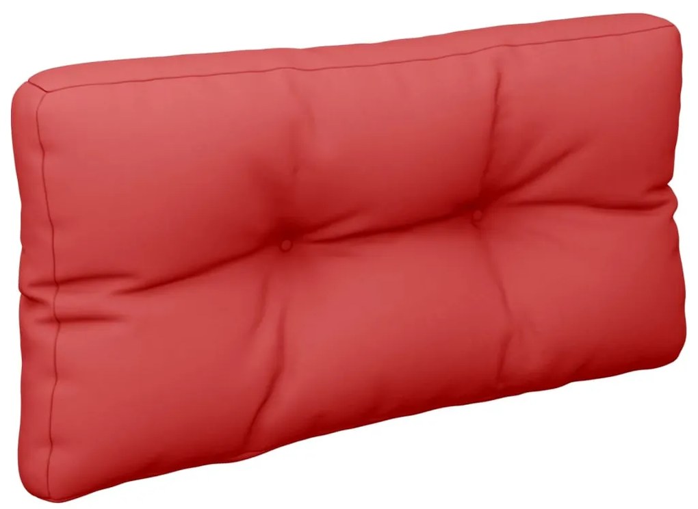 Almofadão para sofá de paletes 70x40x12 cm tecido vermelho