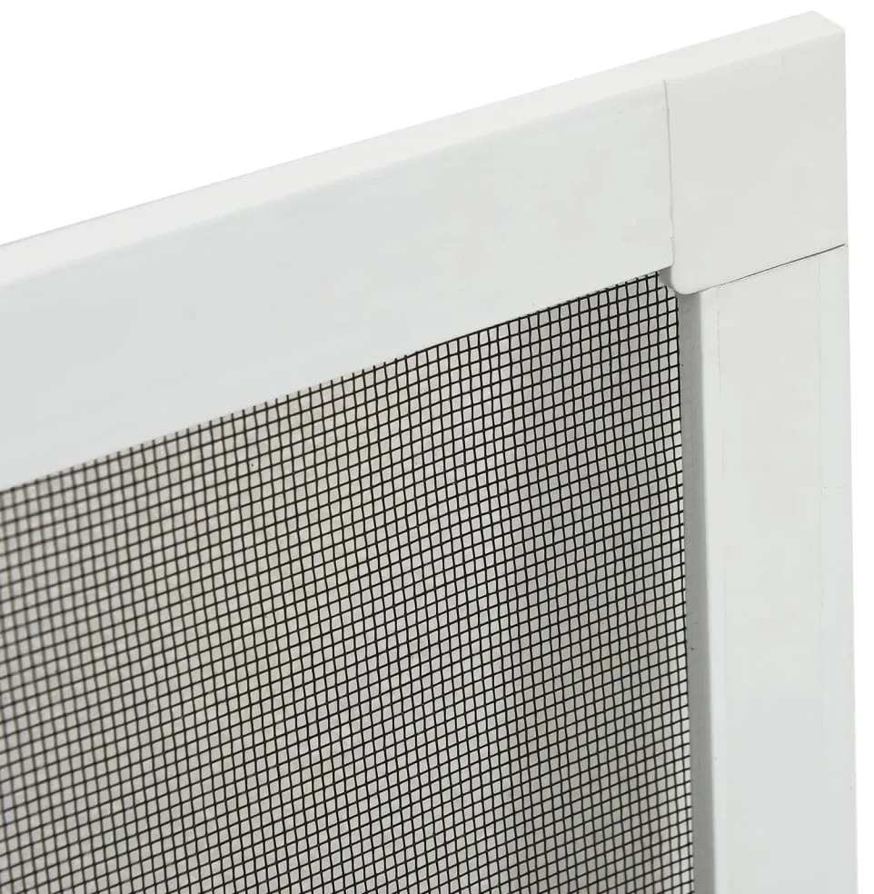 Tela anti-insetos para janelas 100x120 cm branco