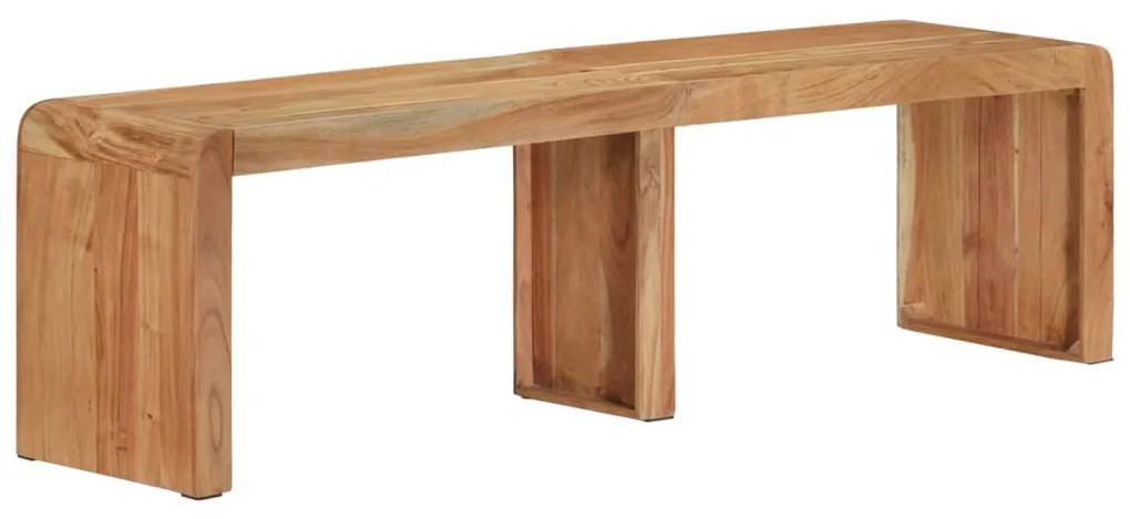 Banco 160x38x45 cm madeira de acácia maciça
