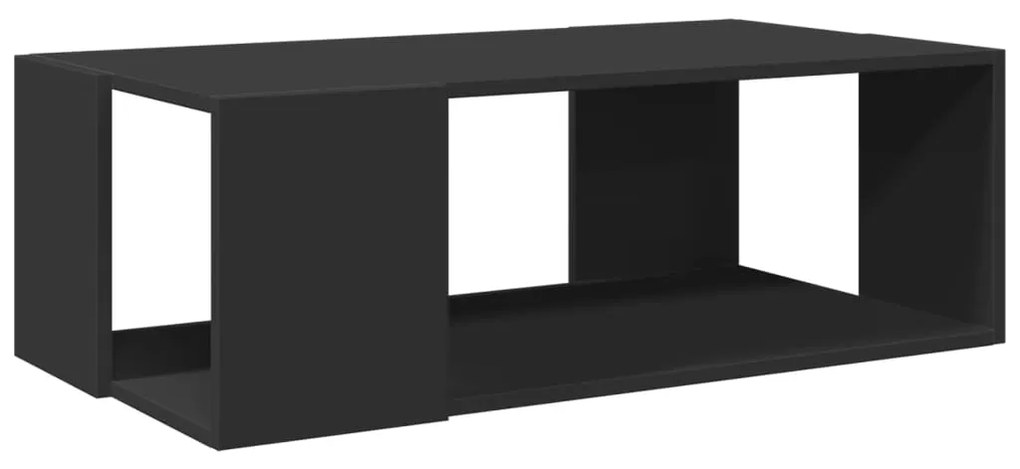 Mesa de centro 89,5x48x30 cm derivados de madeira preto