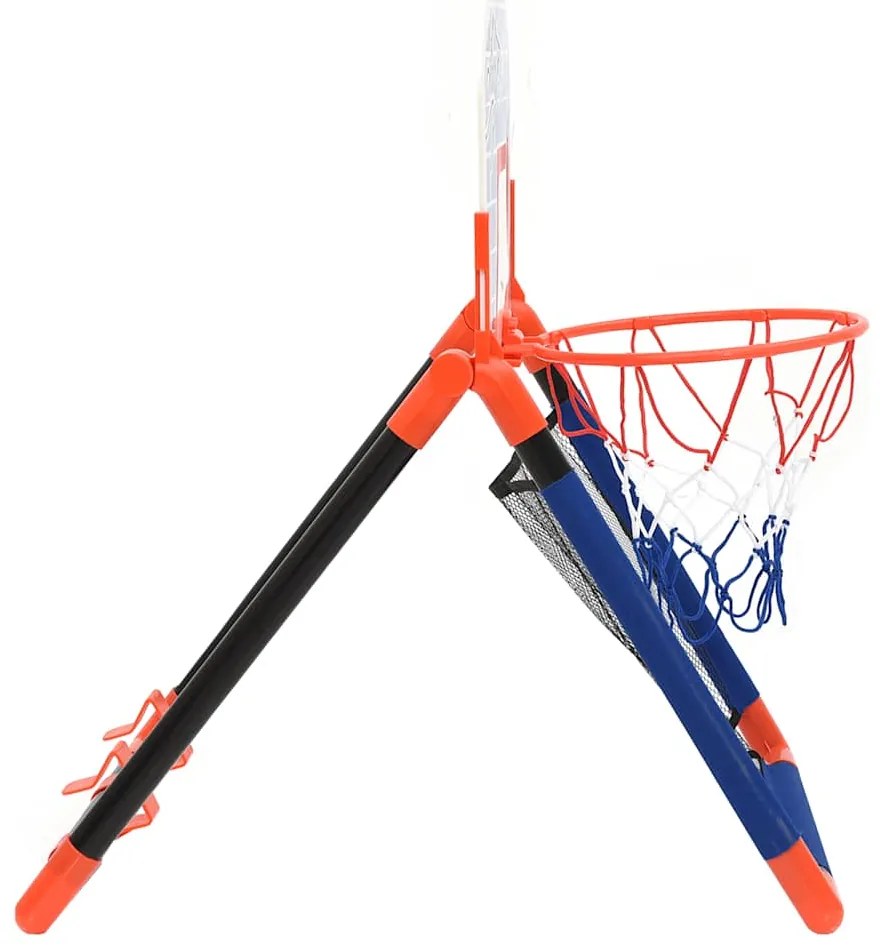 Conjunto de basquetebol multifuncional infantil piso e parede