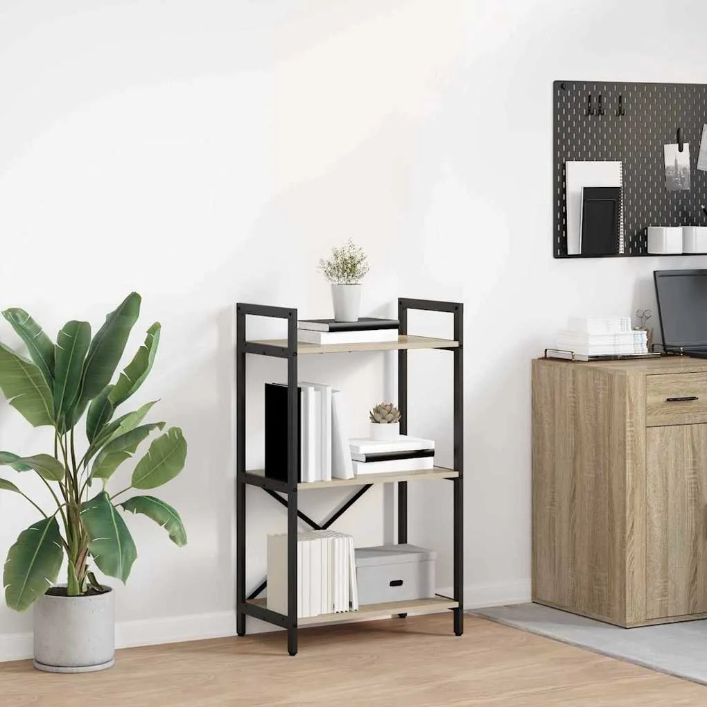 vidaXL Estante Carvalho Sonoma 56 x 34 x 96 cm Madeira processada