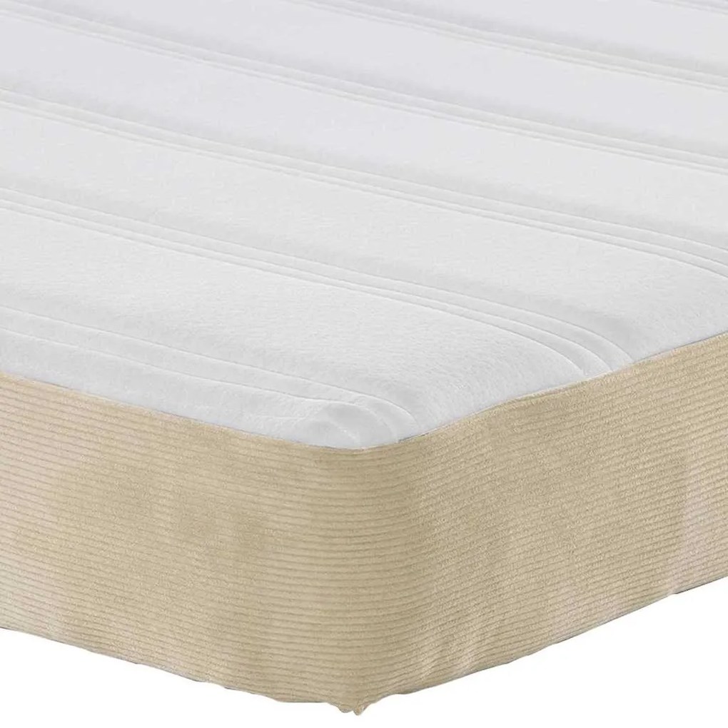Colchão Box com Molas Pocket Verde Claro Cinza Médio 160x200x20 cm Tec