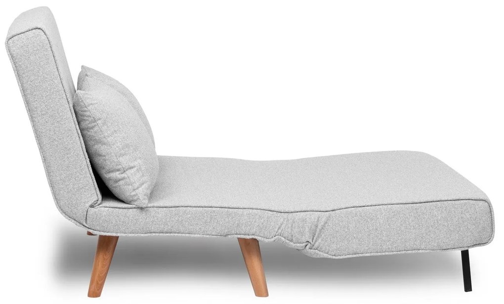 Sofá-Cama 2 Lugares Folde – Cinzento – 120 x 180 cm