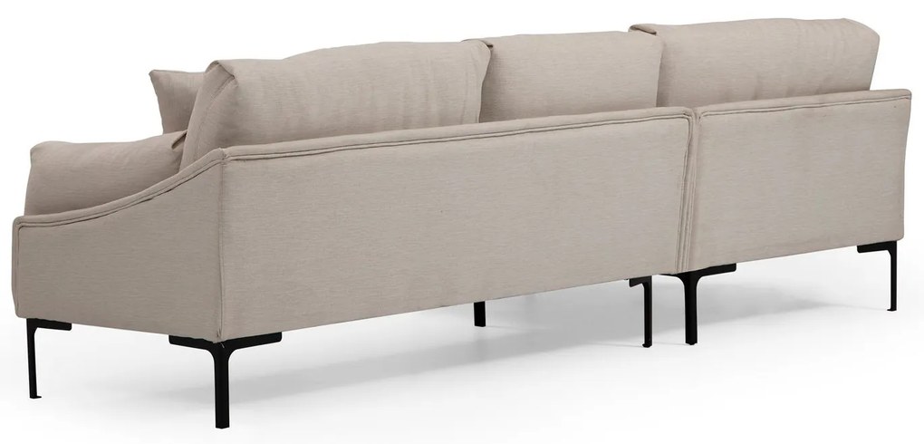 **** Sofá de Canto Leo Corner – Creme – 255 x 150 cm
**