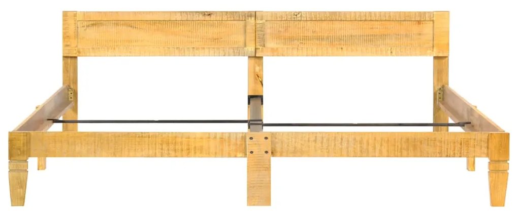 Estrutura de cama 200 cm madeira de mangueira maciça