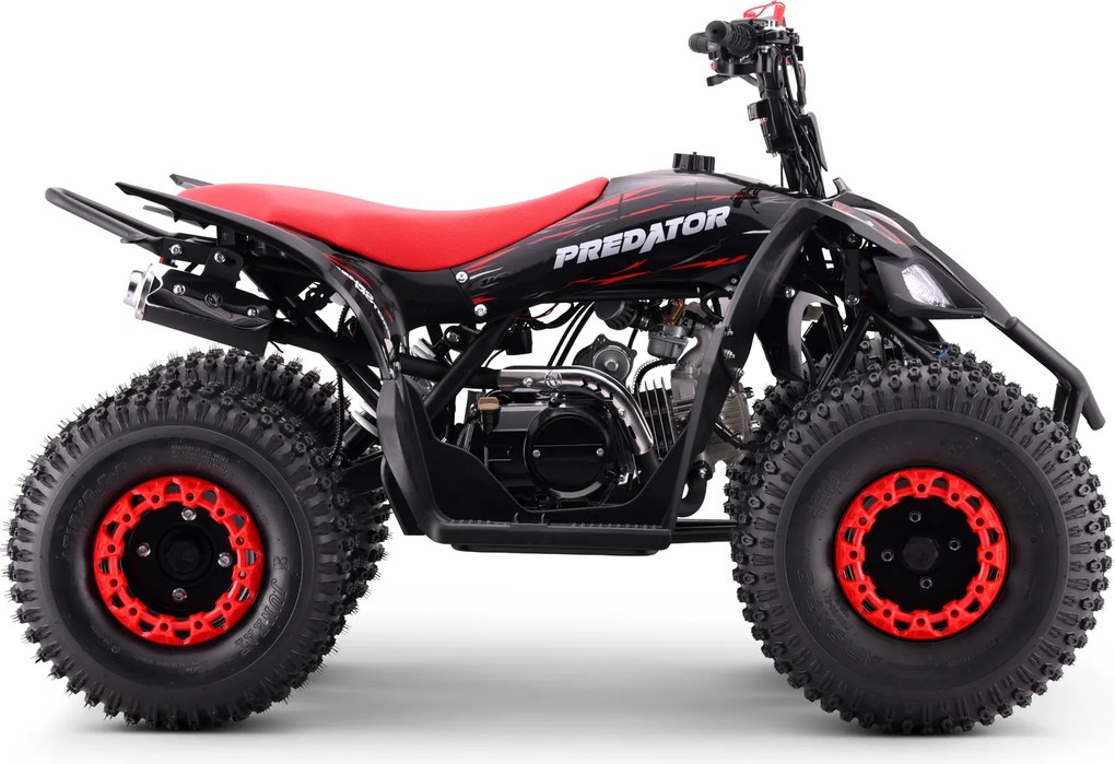 Moto 4 Crianças + 8 anos 125cc - Beneo Predator Até 55 Km/h com Vermelha