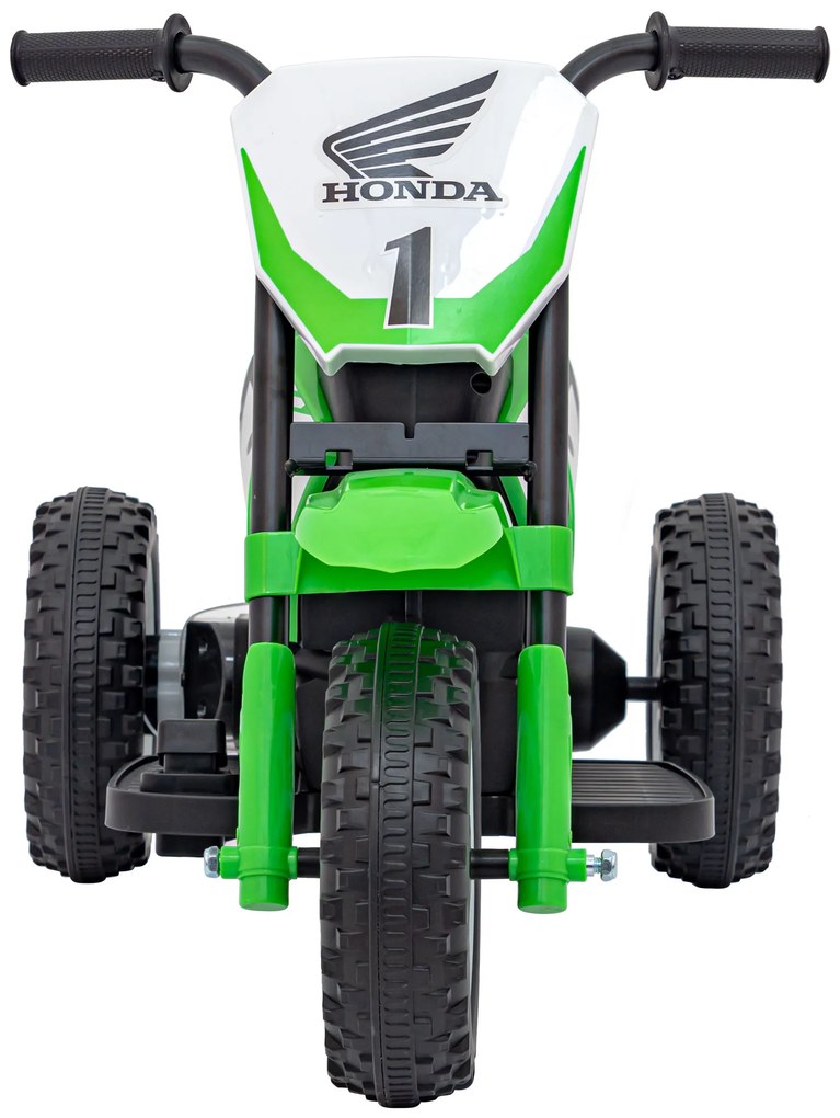 Mota elétrica para crianças 6V, Honda CRF 450R Cross 2 a 5 anos Verde