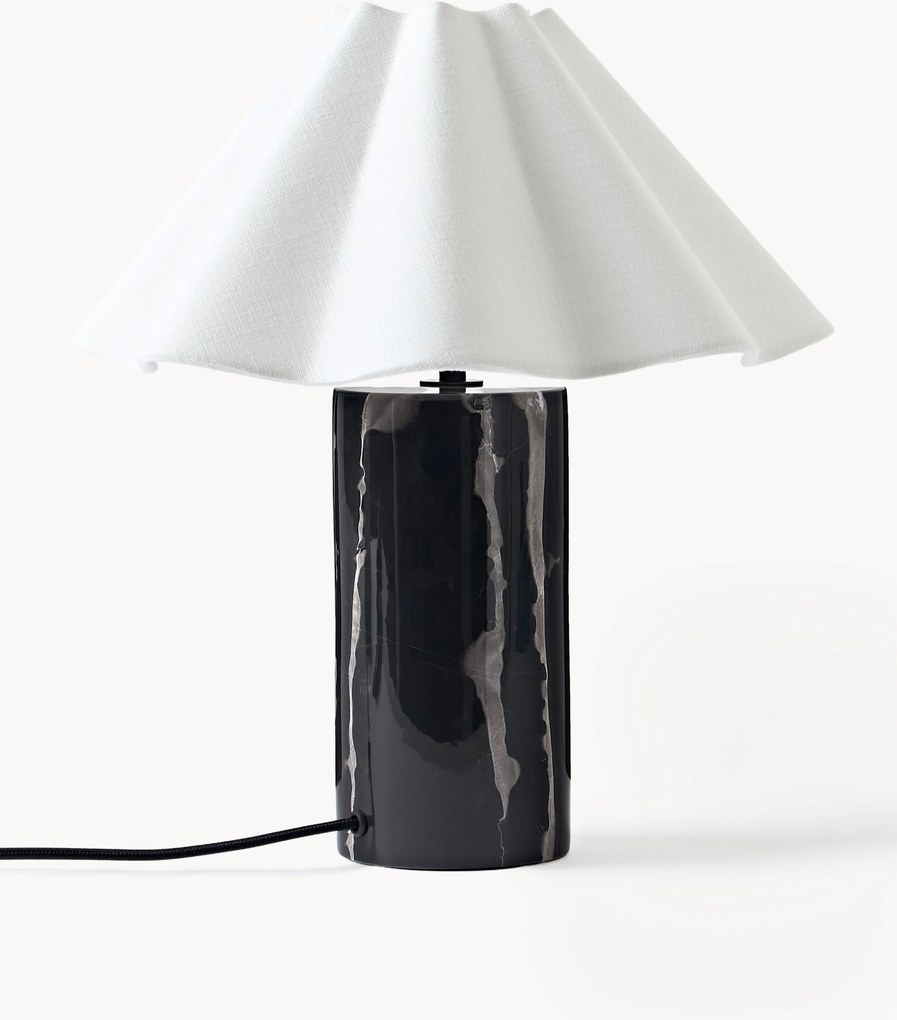 Candeeiro de mesa LED regulável com base em mármore Arya