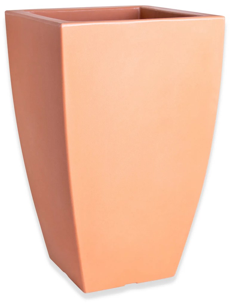 Vaso Plástico Orquidea Redondo Terracota N.65 40X40X65cm