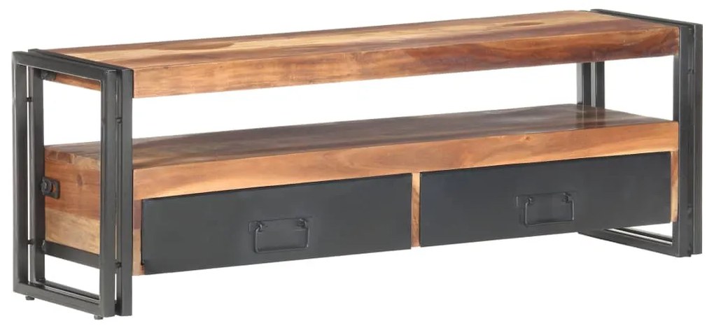 vidaXL Móvel de TV 120x30x40 cm madeira maciça