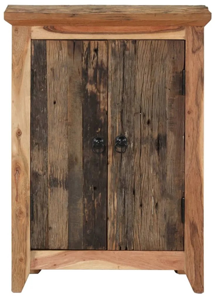 Aparador 55x33x75 cm acácia maciça/madeira recuperada
