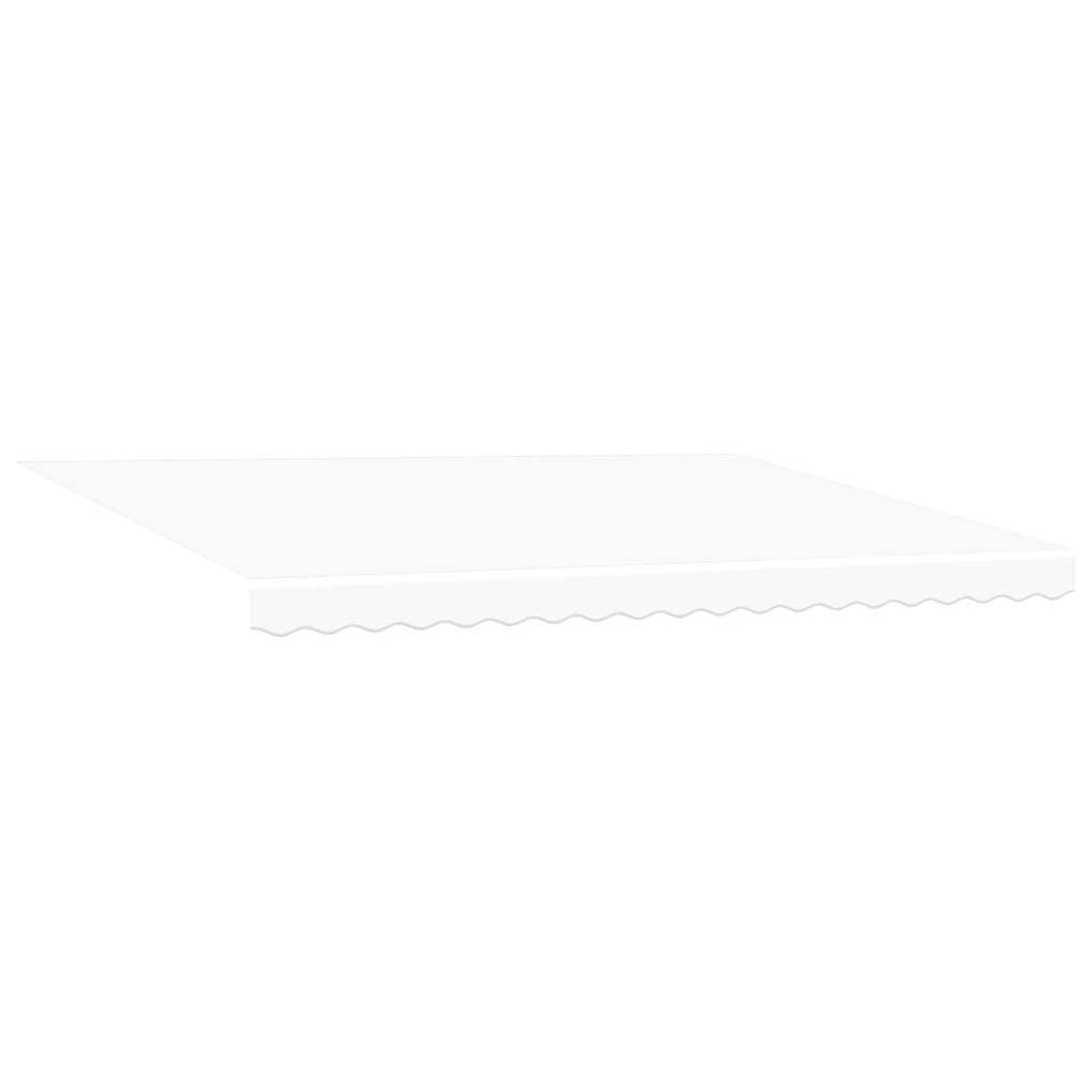 Toldo Retrátil Manual vidaXL Branco 450x350 cm