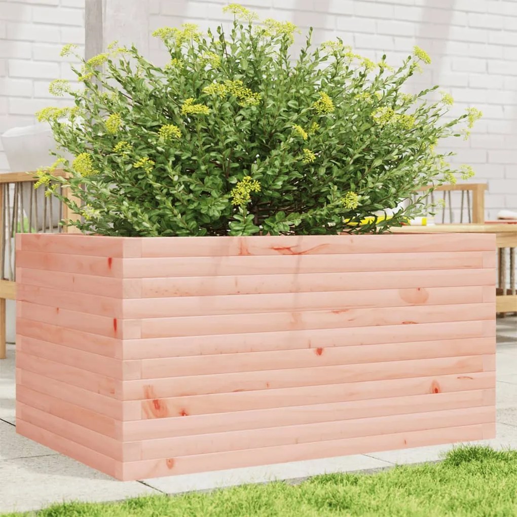 vidaXL Vaso/floreira de jardim 90x60x46 cm madeira de douglas maciça