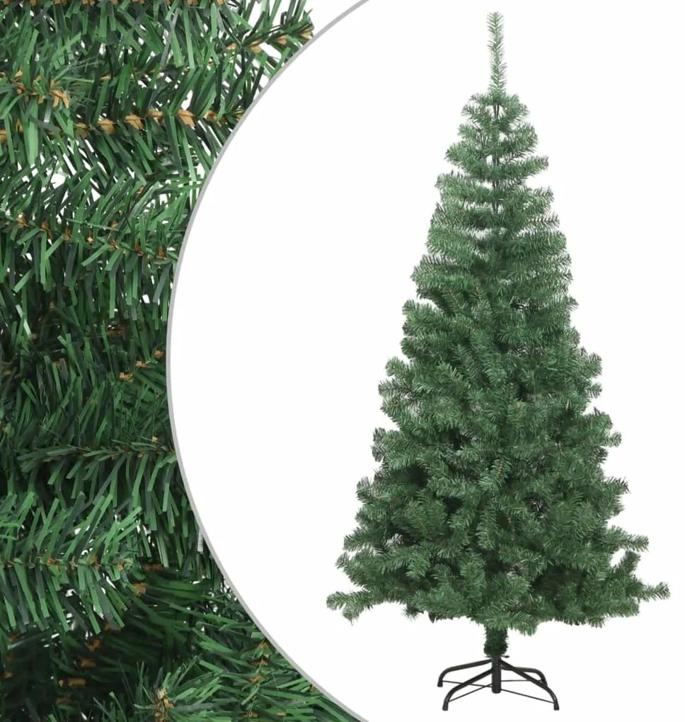 244192 vidaXL Árvore de natal artificial L, 240 cm, verde