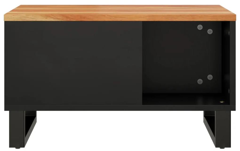 Mesa de centro 60x50x35 cm madeira de acácia maciça