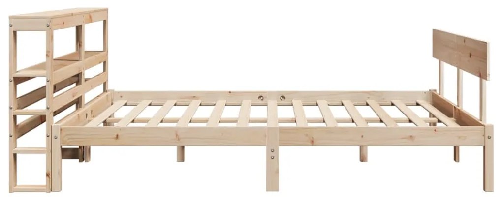 Cama sem colchão 160x200 cm madeira de pinho maciça