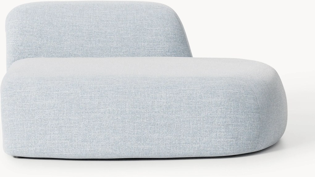 Módulo de chaise longue em bouclé Wolke