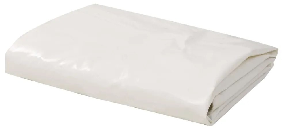 43840 vidaXL Lona 650 g/m² 3x4 m branco