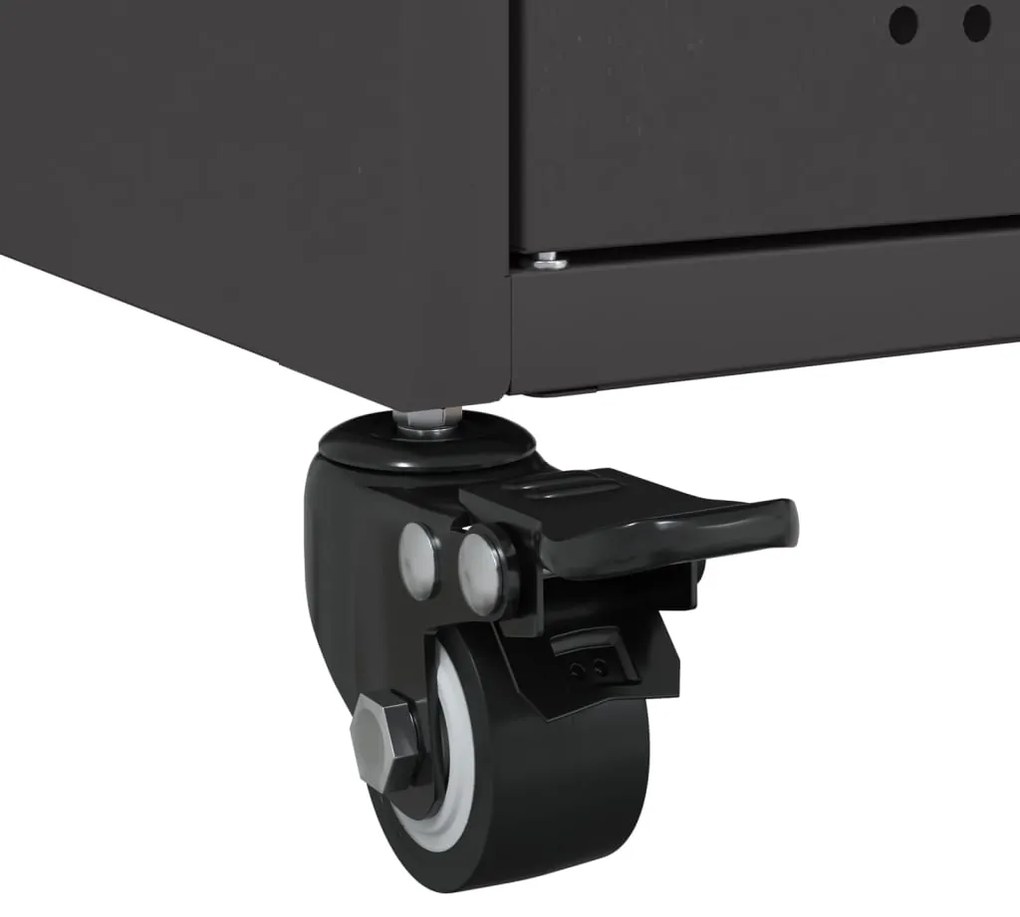 Aparador 100,5x39x72 cm aço preto