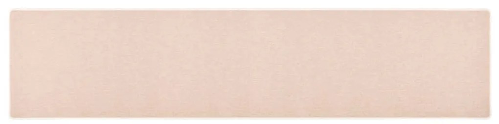 vidaXL Tapete/passadeira 80x400 cm castanho-claro