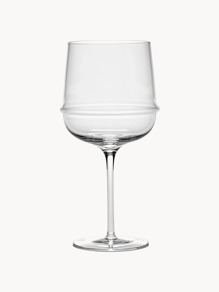 Serax x Kelly Wearstler, Copos de vinho tinto artesanais Dune, conjunto de 4