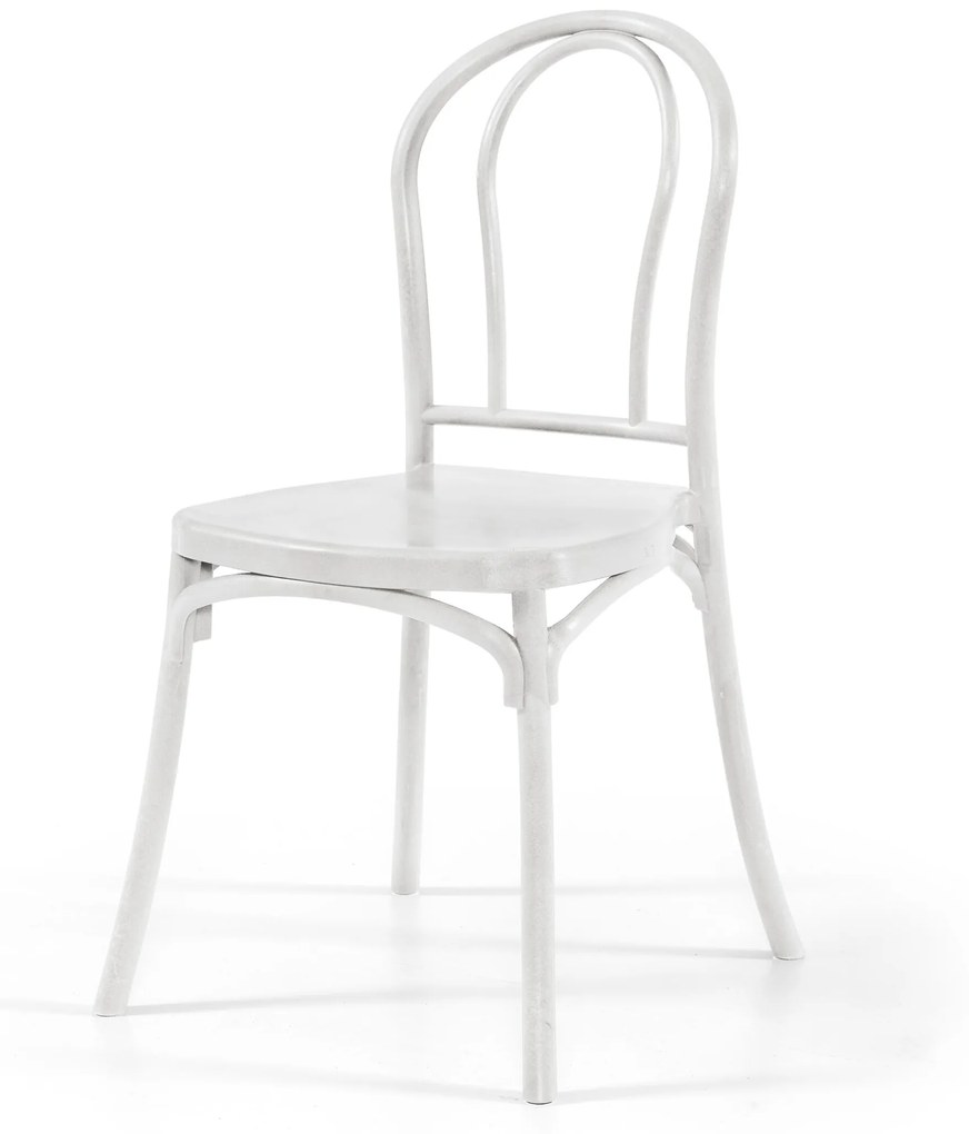 Cadeira MIAMI Cinza Gelo Pastel - Polipropileno com fibra de vidro - conjunto com 4 unidades