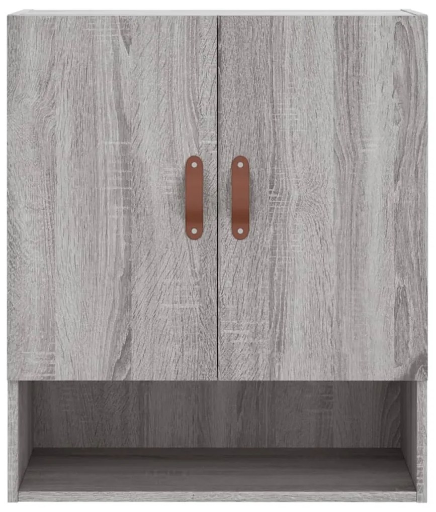 Armário de parede 60x31x70 cm derivados madeira cinzento sonoma