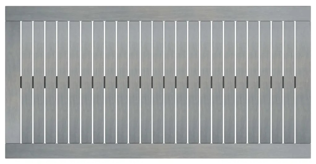 Mesa de centro 100x50x33 cm madeira de acácia maciça cinzento