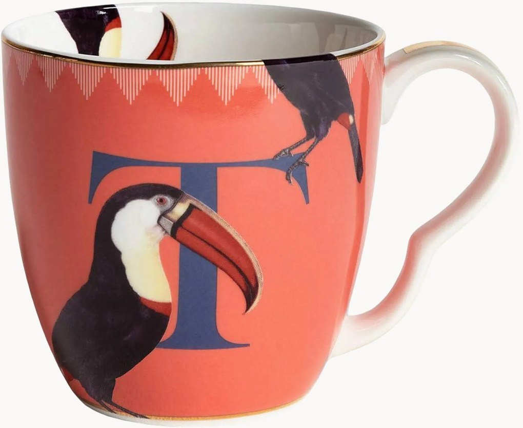 Caneca em porcelana fine bone china Tacoon