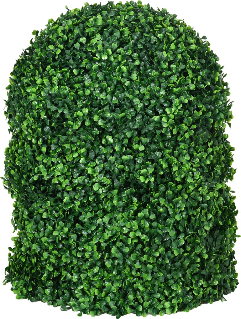 Conjunto de 2 bolas de buxo artificiais de 40 cm, para decoração de interiores ou exteriores, na cor verde