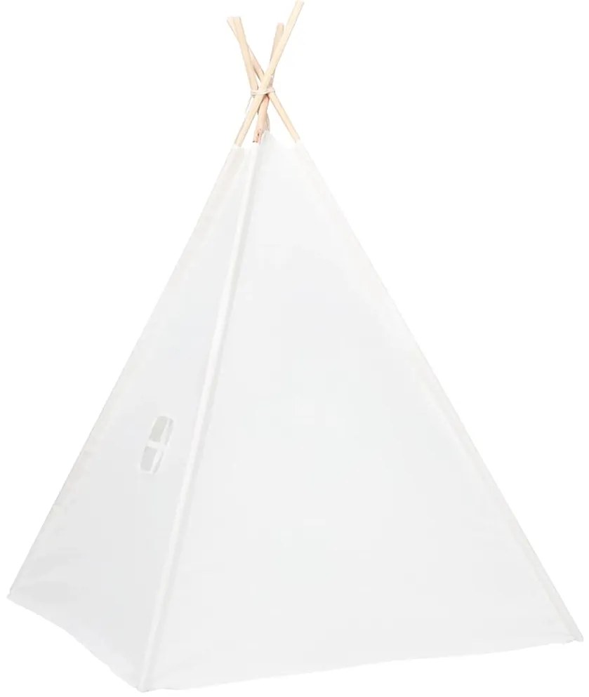 Tenda teepee infantil c/ saco 120x120x150cm pele pêssego branco