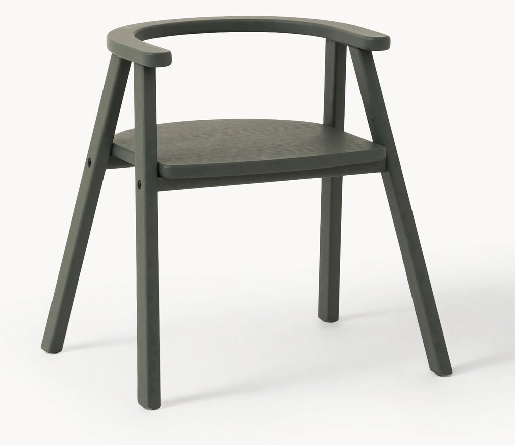 Kids' Beech Wood Chair Growing Green