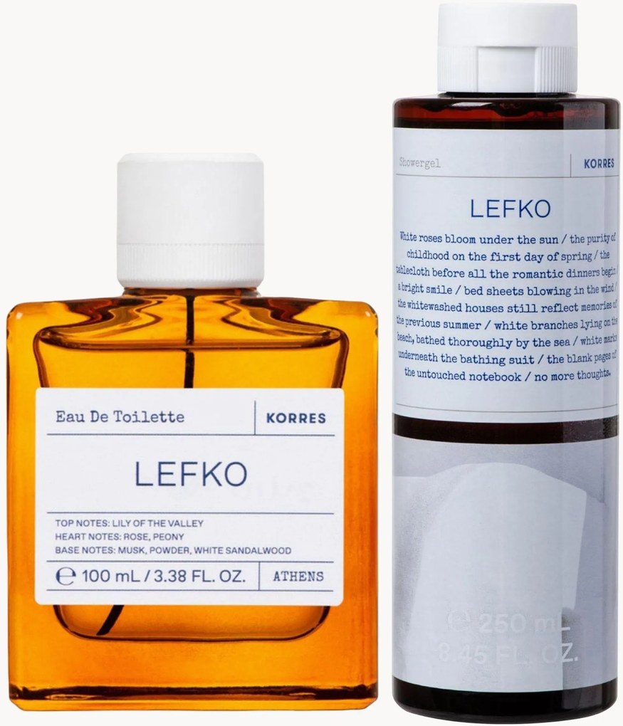 Conjunto de fragrâncias Lefko, conjunto de 2 (clean, rose, musk)