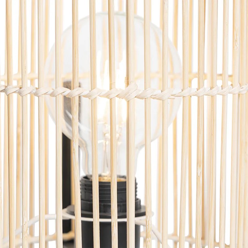 Candeeiro de mesa escandinavo em bambu - Natasja