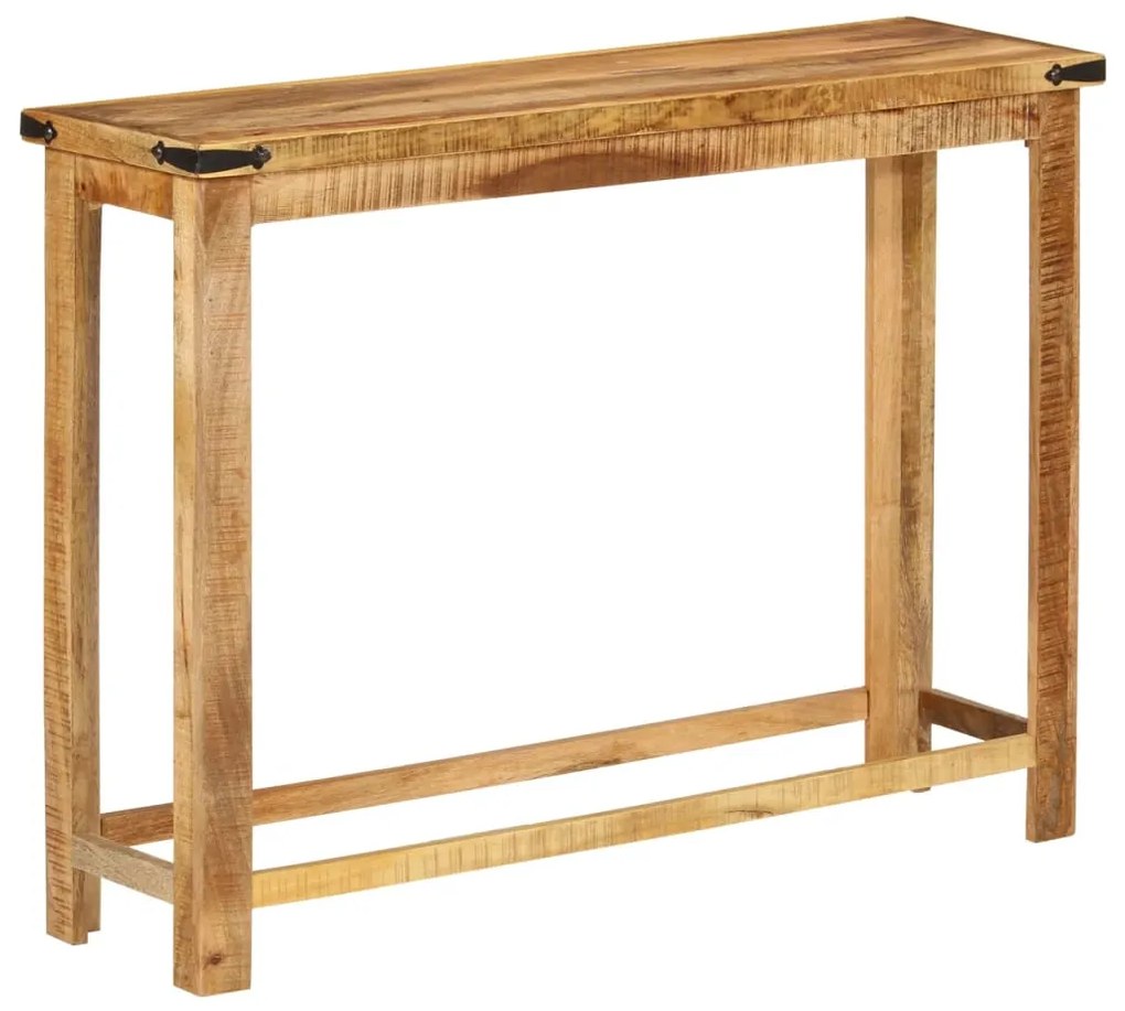 Mesa consola 100x30x75 cm madeira de mangueira maciça