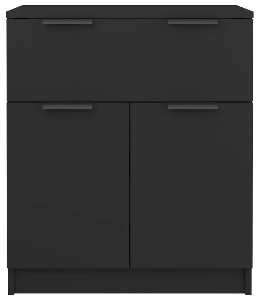 Aparador 60x30x70 cm derivados de madeira preto