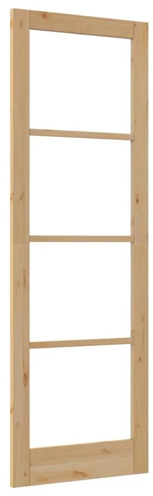 porta interior com vidro "ORKDAL" 78x232x4 cm em madeira sólida de pin