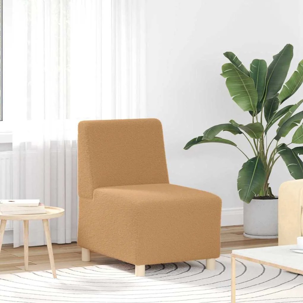 Sofá Chiar 3 pcs Bege 55 x 74 x 82 cm Tecido de veludo côtelé