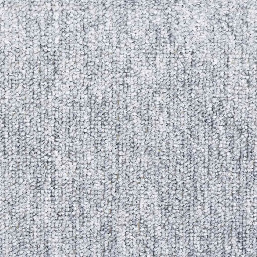 Tapetes de escada 30 pcs 65x24x4 cm cinzento-claro