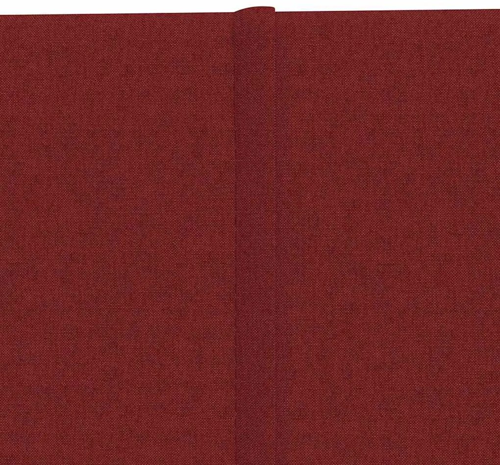 Painel de parede 12 pcs 90x15 cm tecido 1,62 m² vermelho tinto