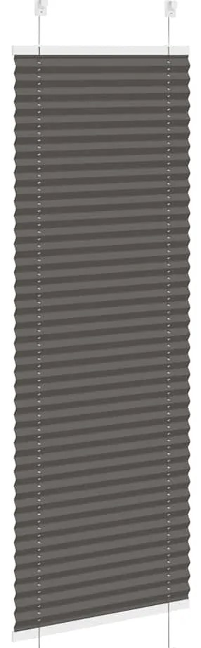 Preto Plissada Cega 40x150 cm Largura Tecido 39,4 cm Poliéster