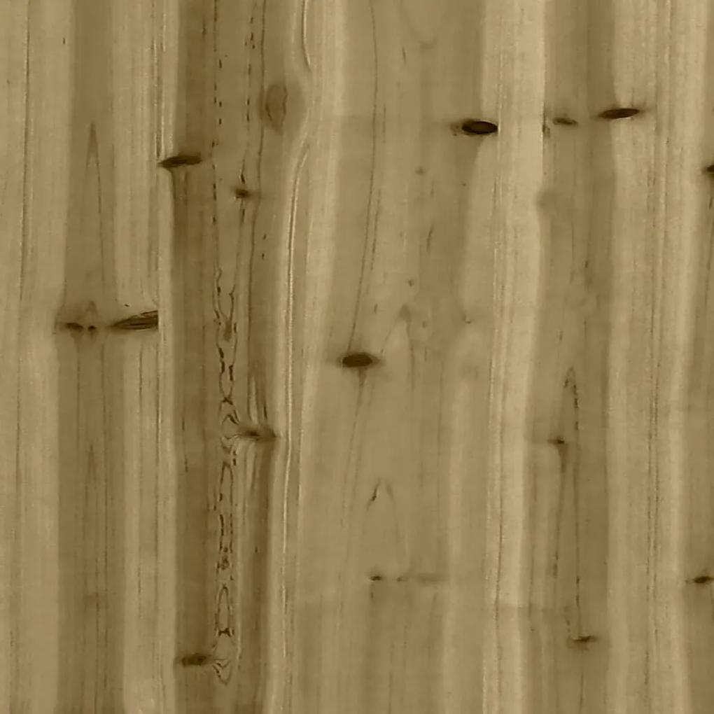 Banco de jardim 108x35x45 cm madeira de pinho impregnada