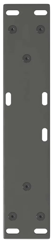 Pés para mesa de centro em V, 2 peças, antracite, 30x(30-31,3) cm, aço
