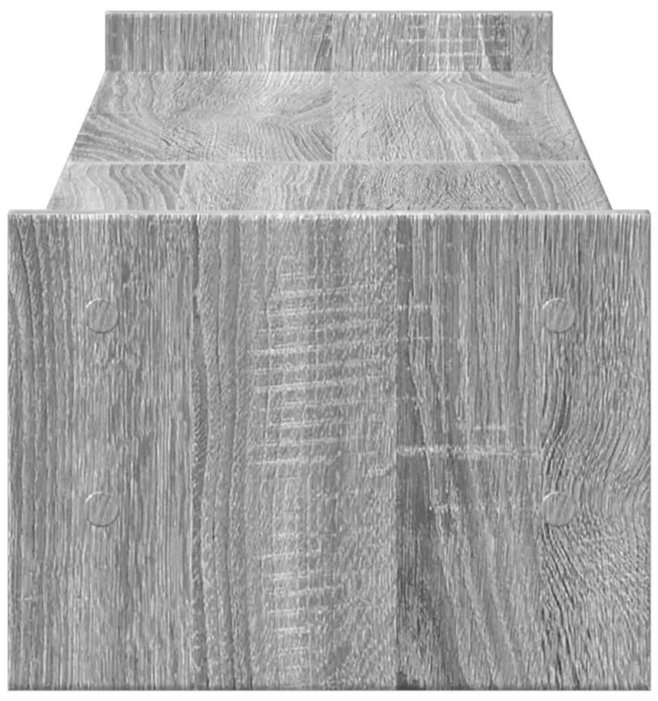 Suporte monitor 100x27x20 cm derivados madeira cinzento sonoma