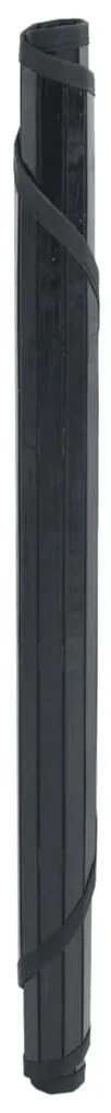 Tapete redondo 60 cm bambu preto